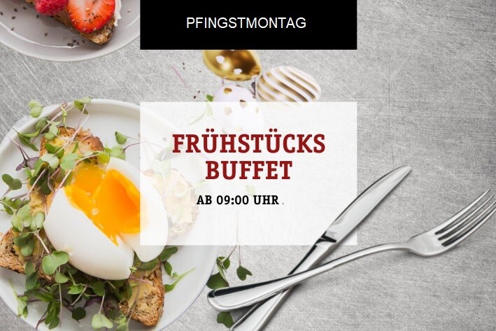 Fr&uuml;hst&uuml;cks-Buffet am Pfingstmontag