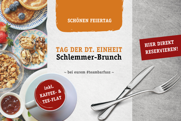 Frühstücksbuffet am Tag der Deutschen Einheit